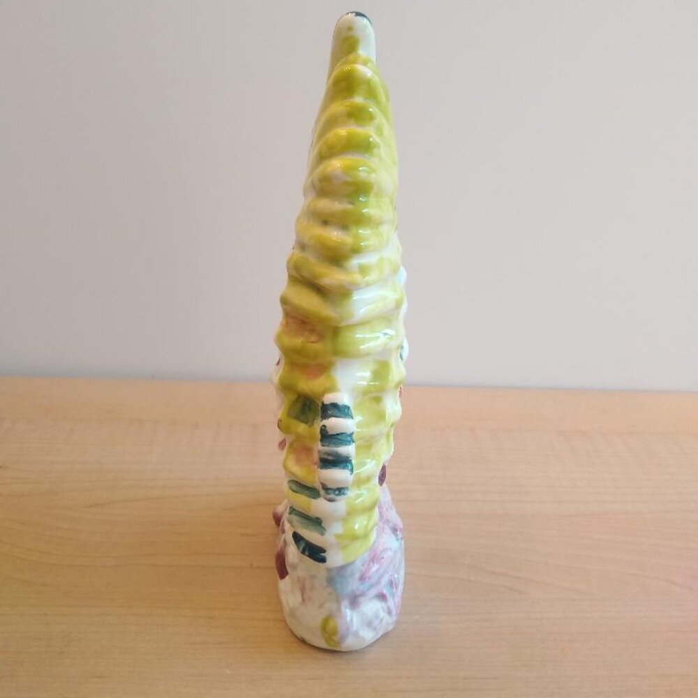 Hand Painted Signed Glazed Ceramic Seahorse - Picture 5 of 5